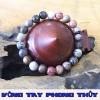 VÒNG TAY PHONG THỦY ĐÁ MÃ NÃO NGŨ SẮC VÁC CẠNH - Vòng Tay Phong Thủy