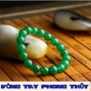 VÒNG TAY PHONG THỦY ĐÁ MÃ NÃO XANH LỤC 16 ly - Vòng Tay Phong Thủy