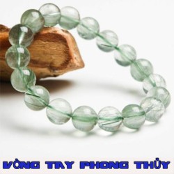 Vòng Tay Phong Thủy Thạch Anh Tóc Xanh 10 ly - Vòng Tay Phong Thủy