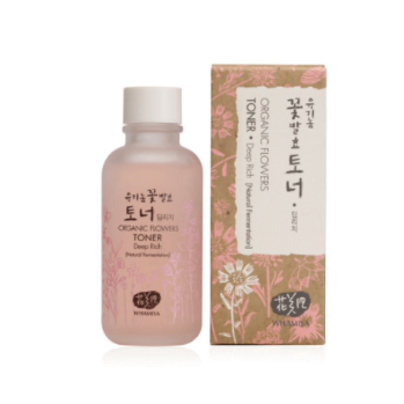 Nước Hoa Hồng Cân Bằng Cho Da Khô, Da Lão Hóa - Organic Flowers Tonner - Deep Rich (120ml) -  Whamisa 