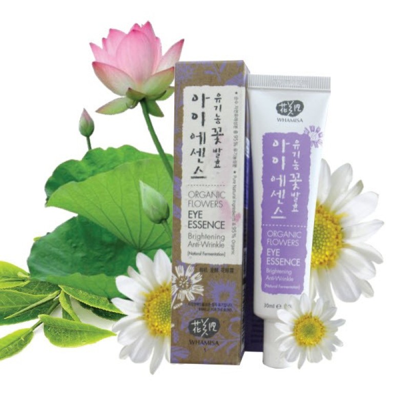 Kem Dưỡng Mắt -  Organic Flowers Eye Essence (40ml) -  Whamisa