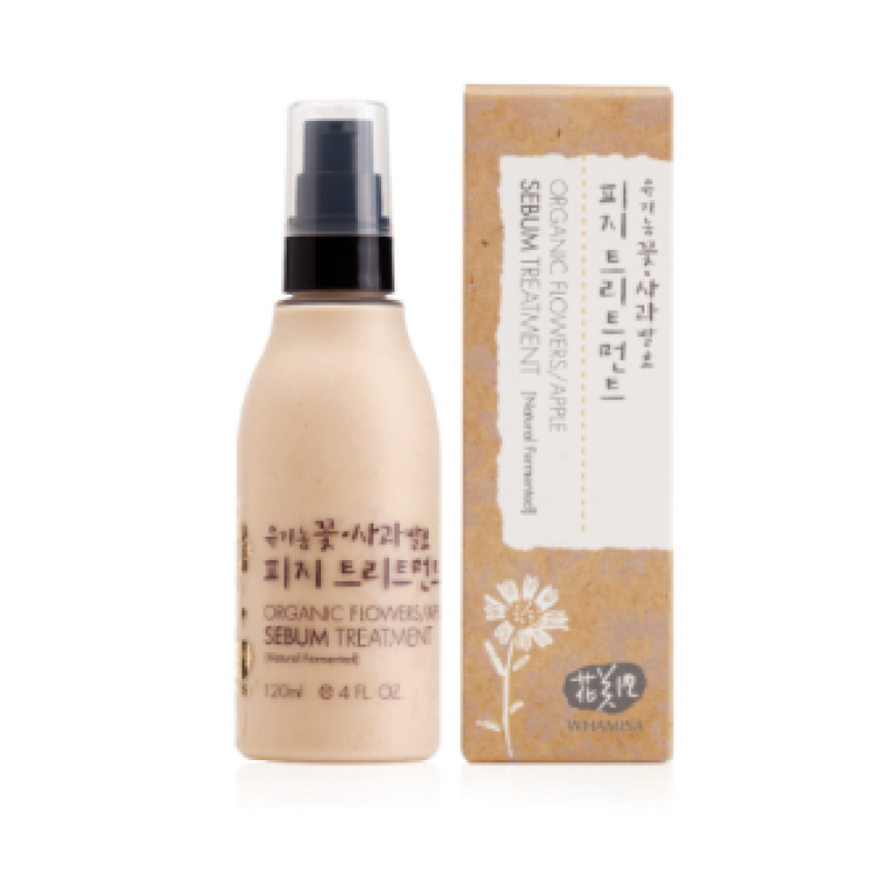 Tinh Chất Đặc Trị Bã Nhờn Cho Da Dầu - Organic Flowers Sebum Treatment (120ml) -  Whasami 