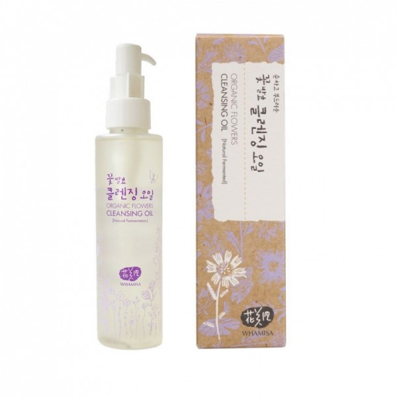 Dầu Tẩy Trang Cho Da Nhạy Cảm -  Organic Flowers Cleansing Oil (150ml) - Whamisa 