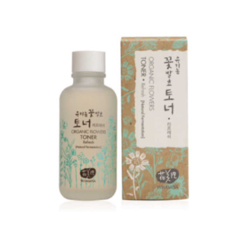 Nước Hoa Hồng Cân Bằng Cho Mọi Loại Da - Organic Flowers Tonner -  Refresh (120ml) - Whamisa