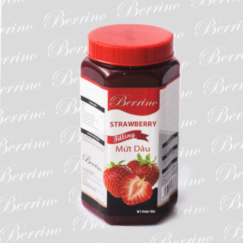 Mứt Nhân Bánh Hương Dâu - Filling Strawberry (950g) - Berrino