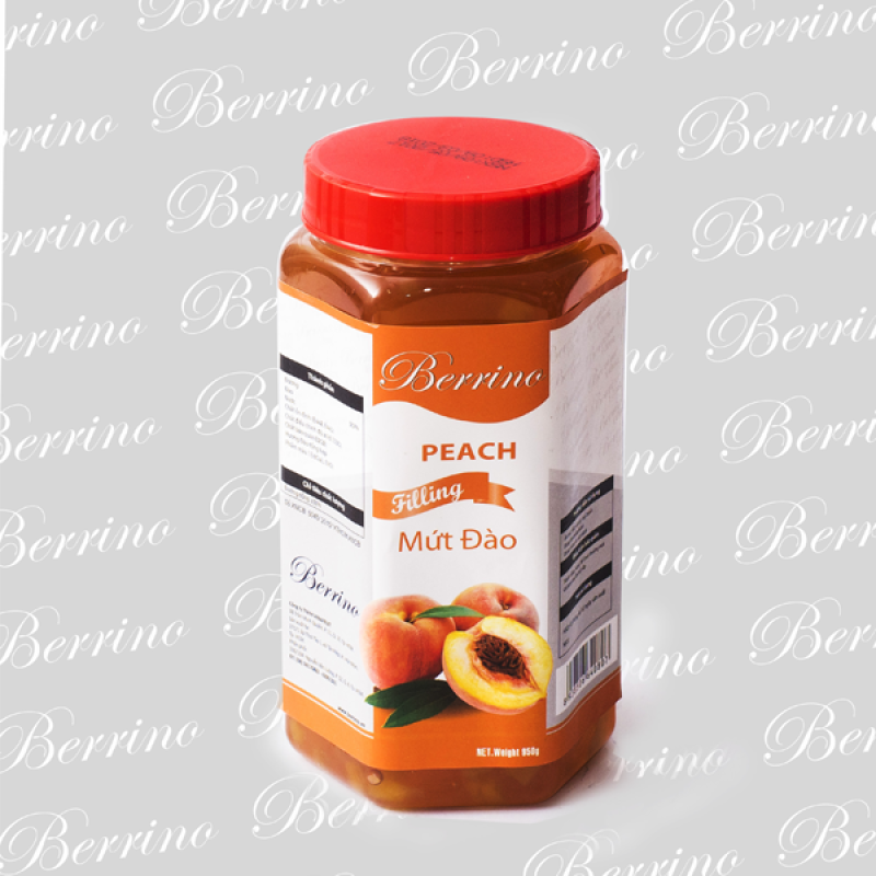 Mứt Nhân Bánh Hương Đào - Filling Peach (950g) - Berrino