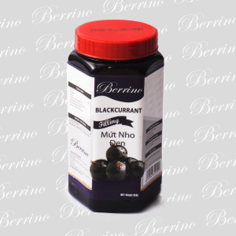 Mứt Nhân Bánh Hương Nho Đen - Filling BlackCurrant (950g) - Berrino