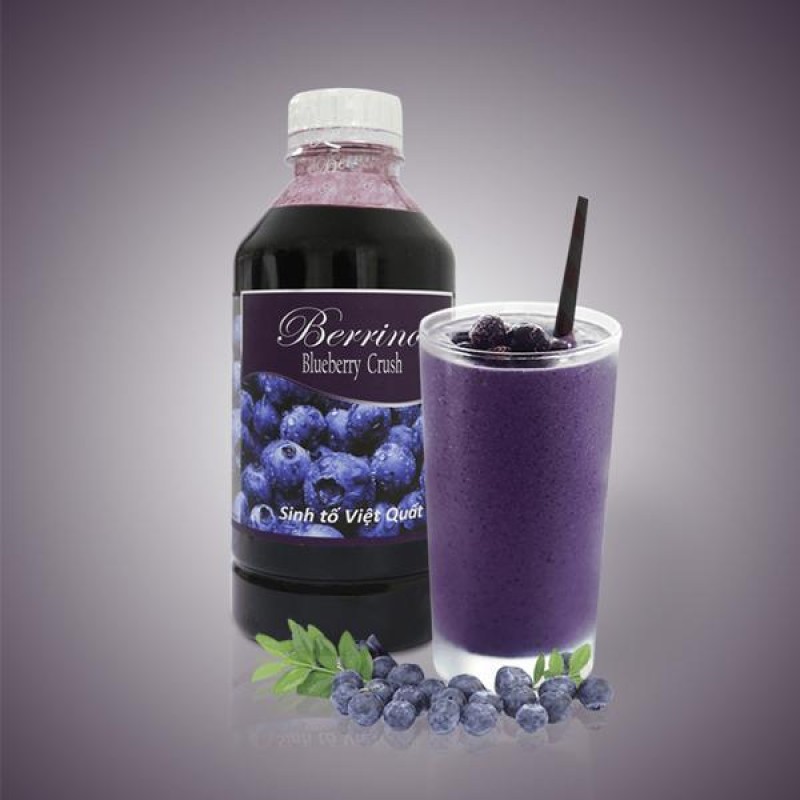 Sinh Tố Việt Quất - Blueberry Crush (1000ml) - Berrino