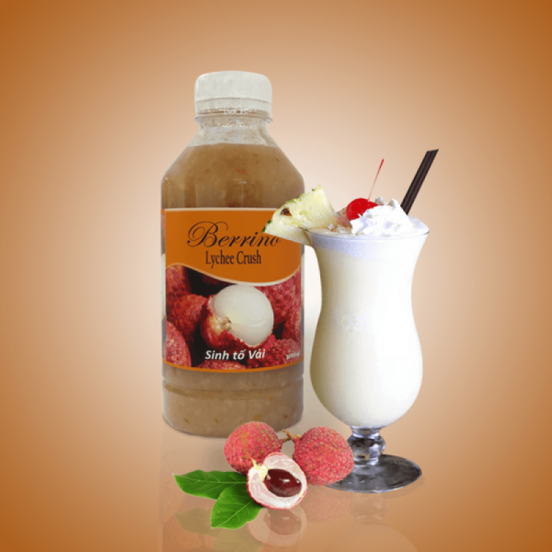Sinh Tố Vải - Lychee Crush (1000ml) - Berrino