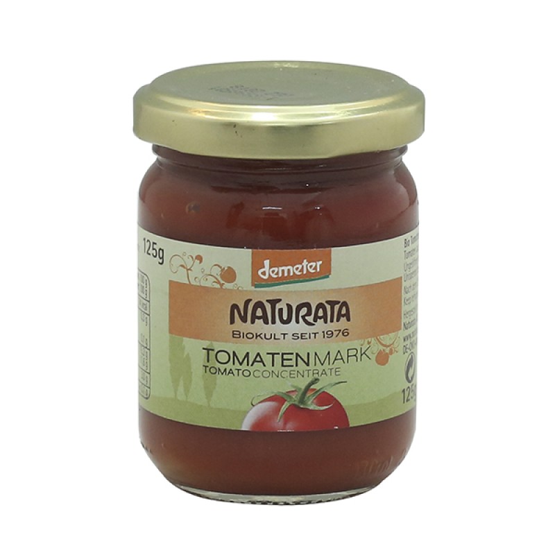 Cà chua hữu cơ cô đặc nguyên chất 125g - Naturata