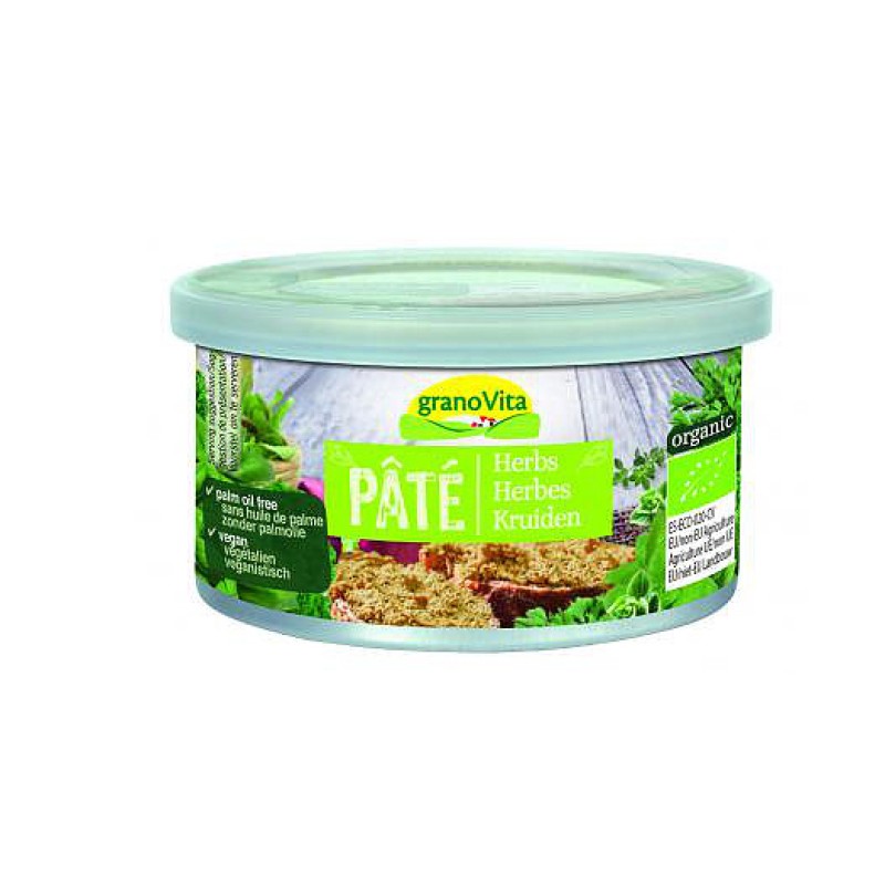 Pate thảo mộc hữu cơ GranoVita 125g
