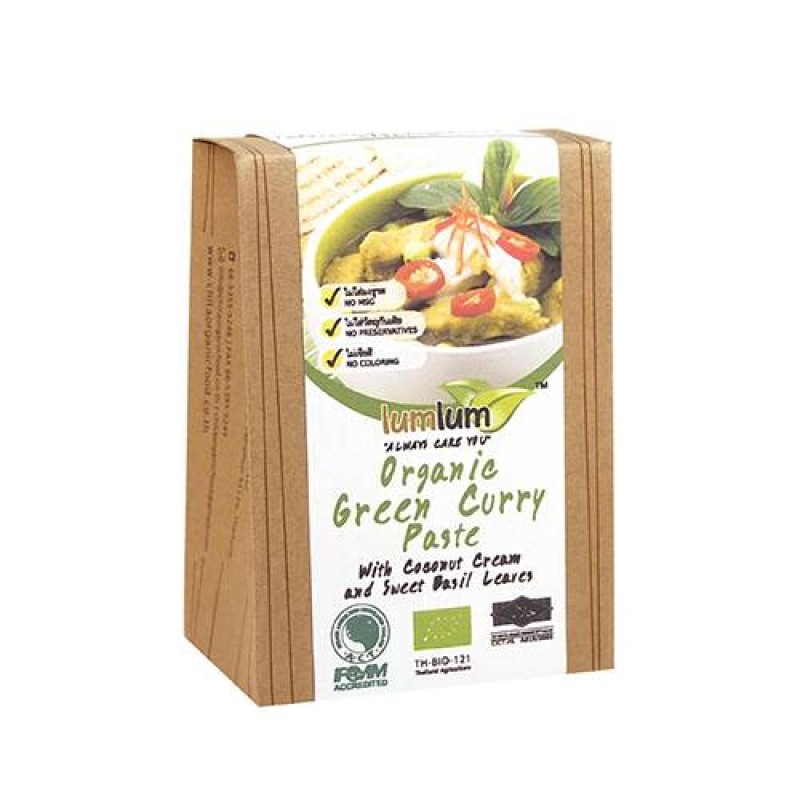 Gia vị cà ri Massan nước cốt dừa hữu cơ 100g - Lumlum