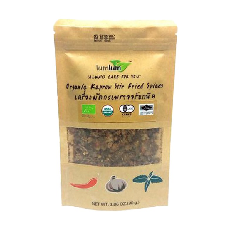 Gia vị nấu món Kaprow hữu cơ 30g - Lumlum