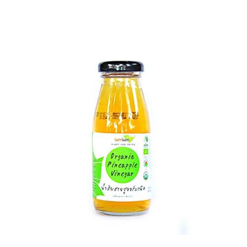 Giấm thơm hữu cơ Organic Pineapple Vinegar 180ml - Lumlum