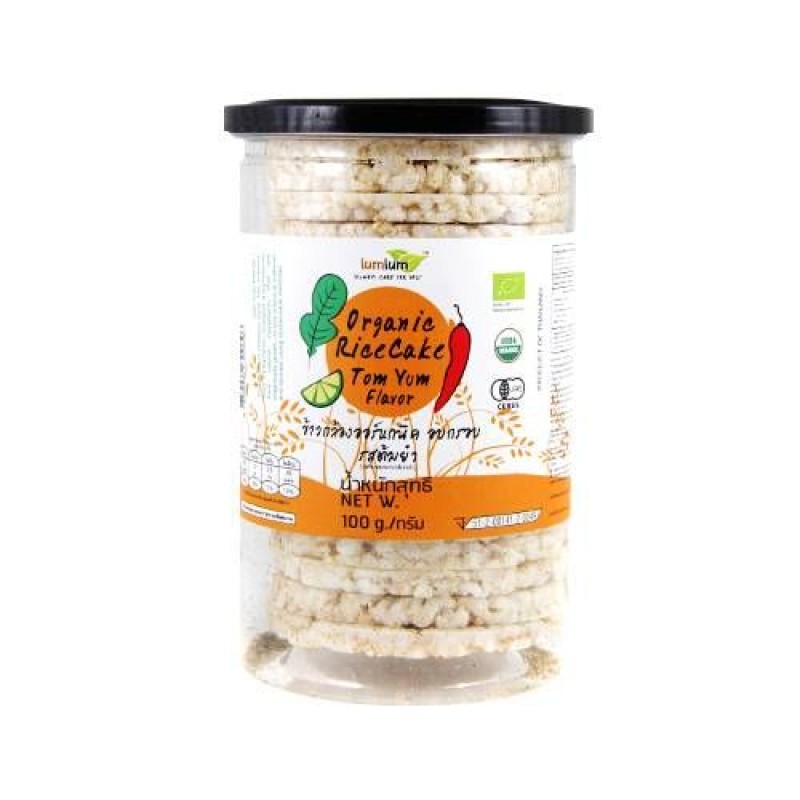Bánh gạo lứt Tom Yum hữu cơ 100g - Lumlum