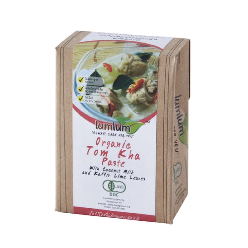 Gia vị Tom Kha nước cốt dừa lá chanh hữu cơ 100g - Lumlum