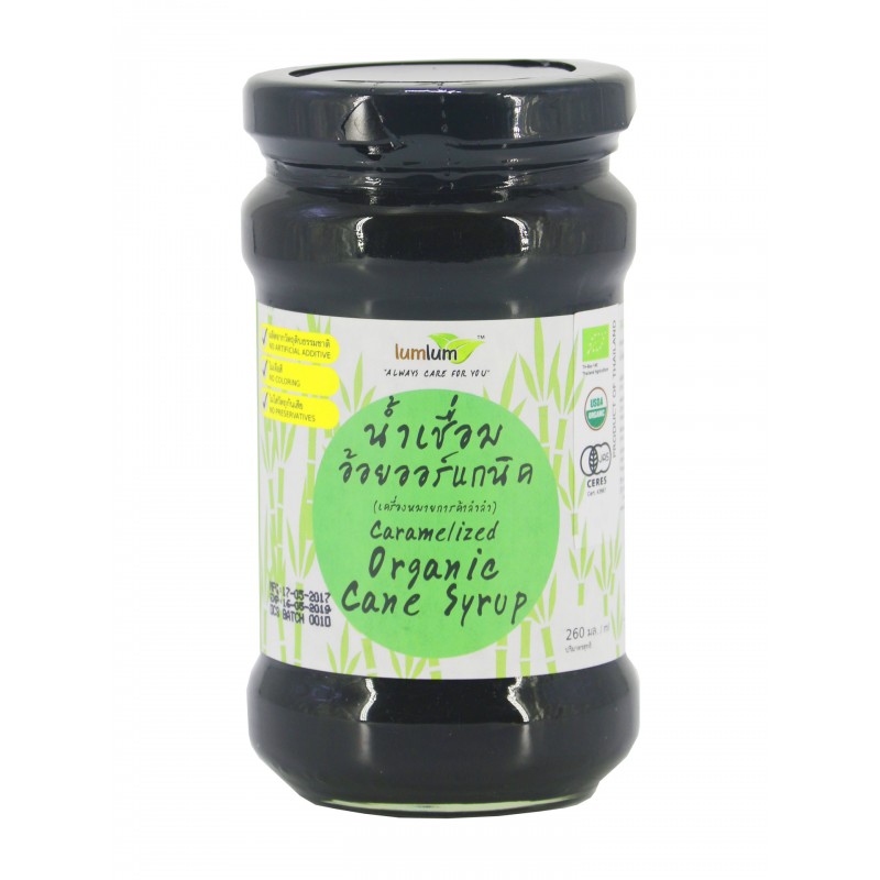 Sirô đường mía hữu cơ 260ml - Lumlum