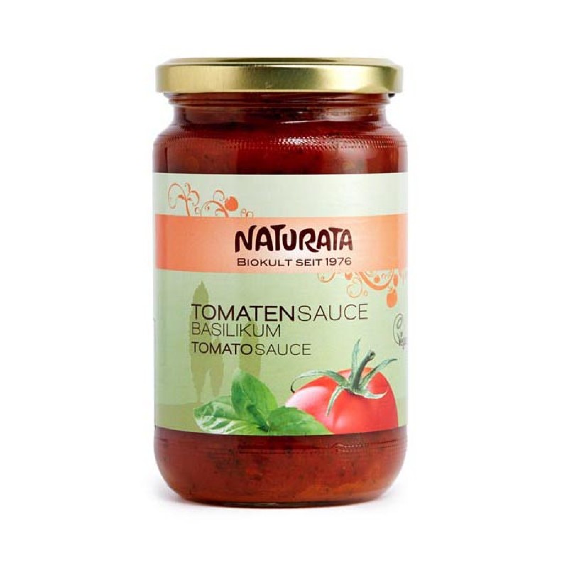 Sốt cà chua với húng quế  hữu cơ 340ml - Naturata