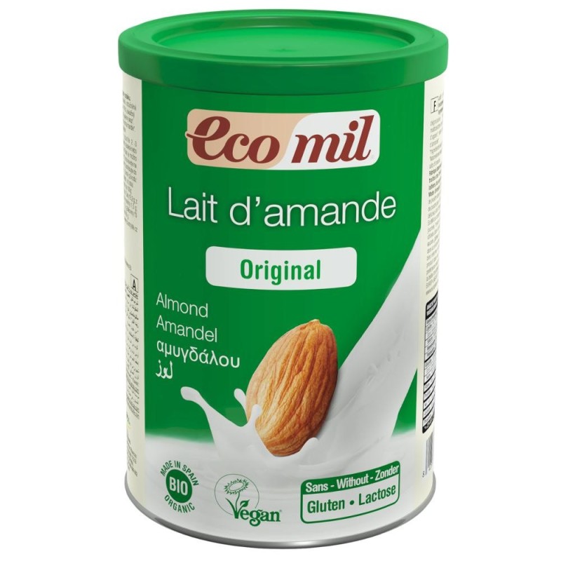 Sữa bột hạnh nhân hữu cơ Ecomil 400g ( có đường )