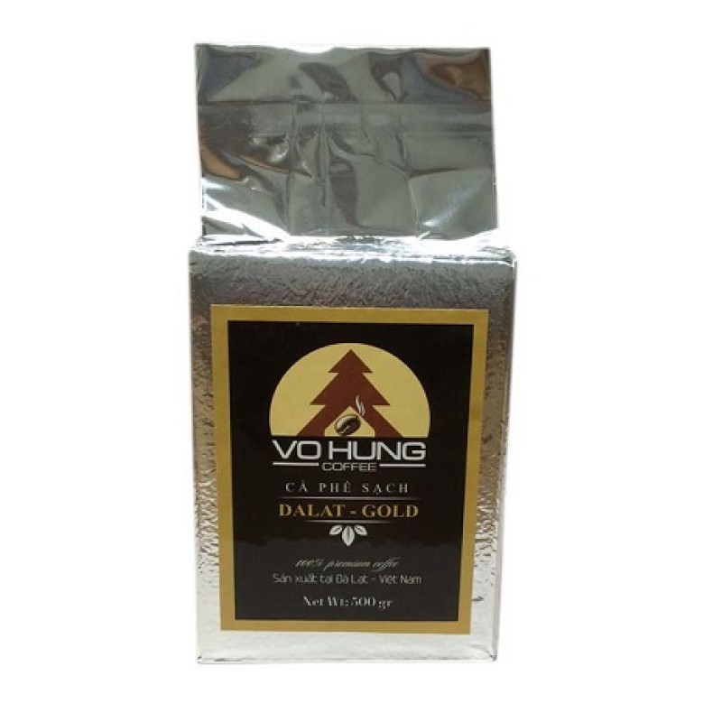 Cà Phê Sạch Đà Lạt Gold (500 gram) – Võ Hùng Coffee