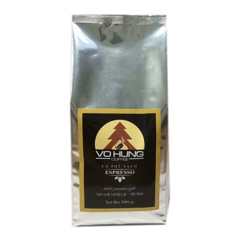 Cà Phê Sạch Espresso (500 gram) – Võ Hùng Coffee