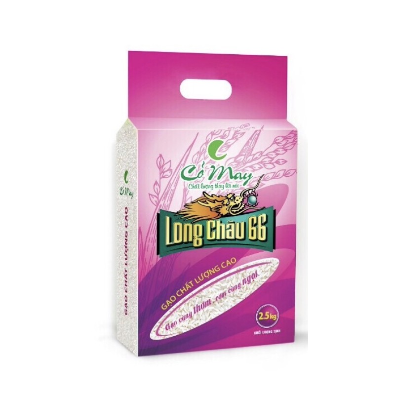 Gạo Long Châu 66 – 2.5Kg -  Cỏ May
