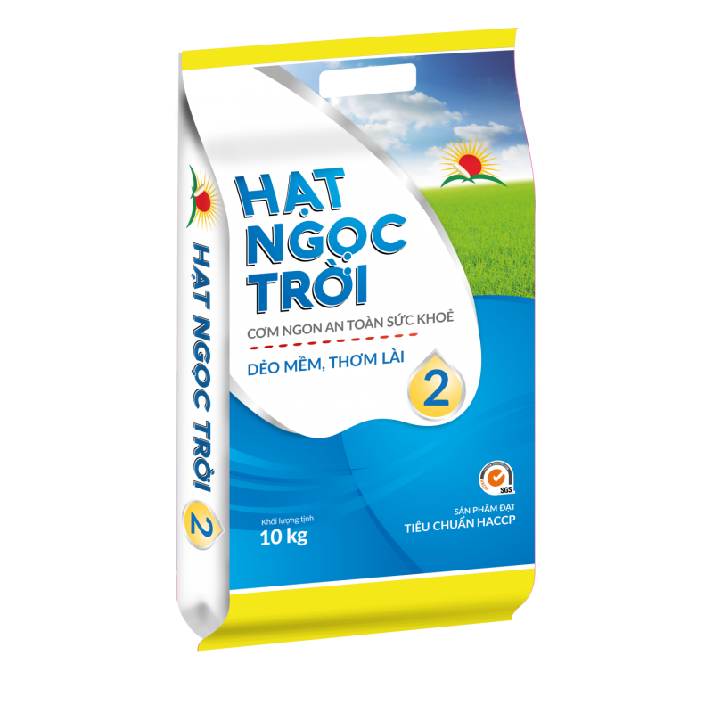 Gạo Hạt Ngọc Trời Số 2 (10kg) -  Lộc Trời