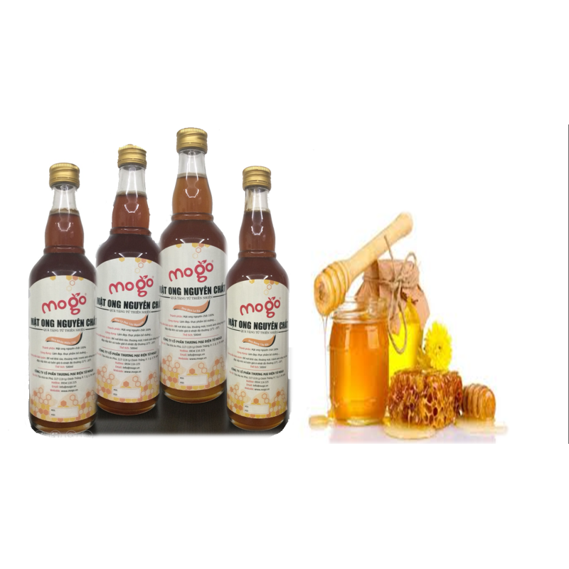 Mật ong nguyên chất hoa cà phê Tây Nguyên 500ml - Mogo