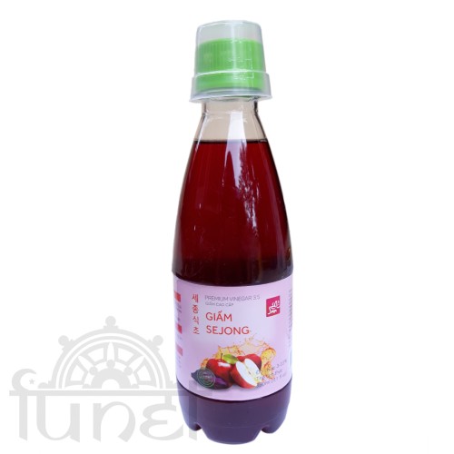Giấm Sejong khoai lang tím 330ml (12 chai / thùng)
