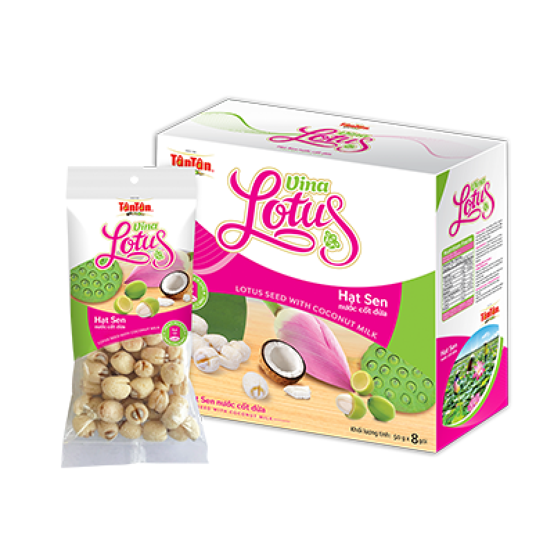 Hạt sen nước cốt dừa Tân Tân (50 gram)