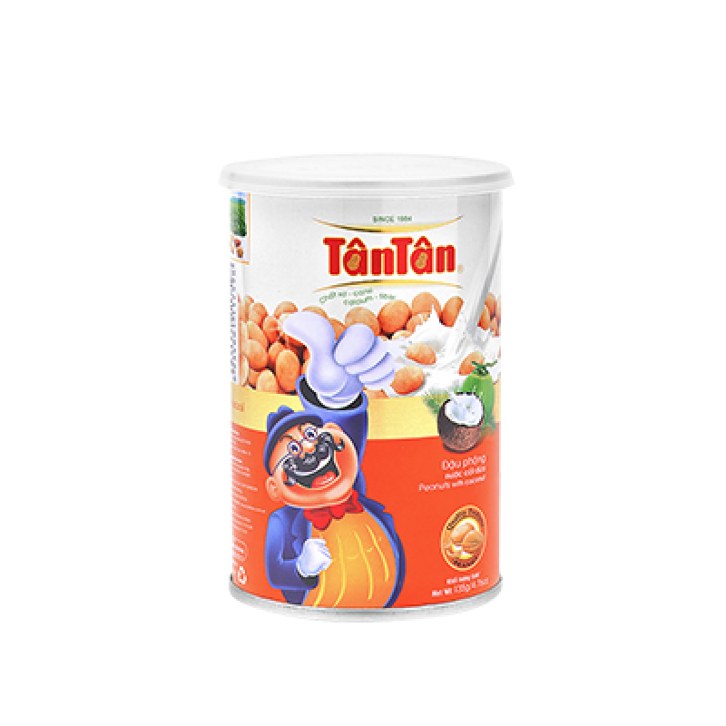 Đậu phộng nước cốt dừa Tân Tân (135 gram) - 48 lon / Thùng