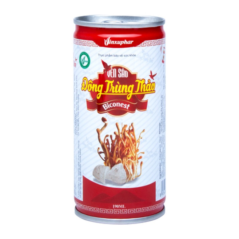 Yến Đông Trùng Thảo Biconest - lon 190ml  - Vĩnh Xuân