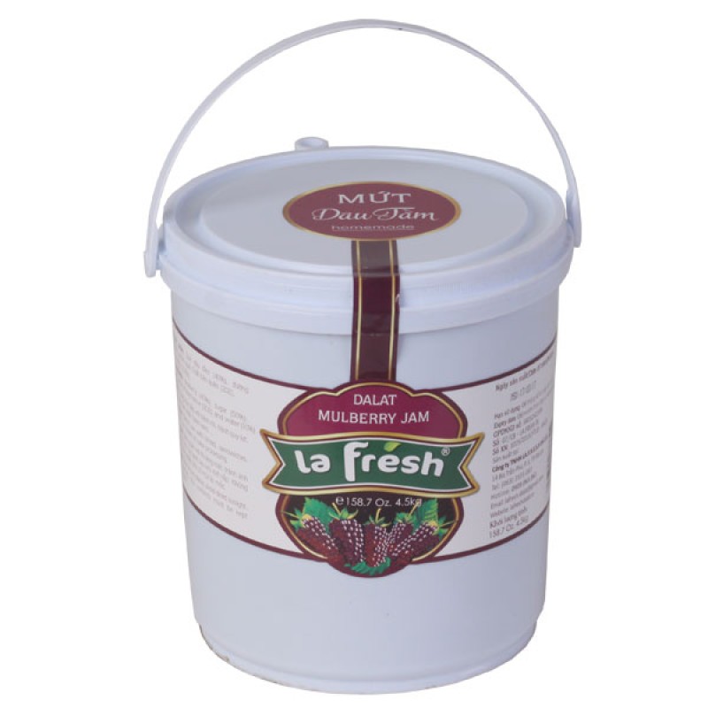 Mứt Dâu Tằm Thùng Nhựa 4,5kg - La Fresh