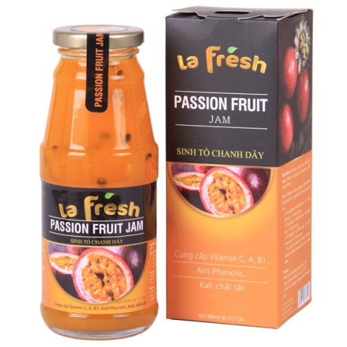 Sinh Tố Chanh Dây Chai Thủy Tinh 350ml - La Fresh