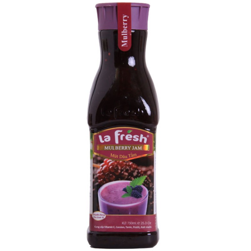 Sinh Tố Dâu Tằm Chai 750ml - La Fresh