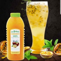 Nước Cốt Chanh Dây 650ml ( Pha Được 4 Lít ) - 1 Thùng (12 chai) - La Fresh