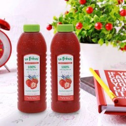 Nước Cốt Dâu Tây 650ml ( Pha Được 4 Lít ) - La Fresh