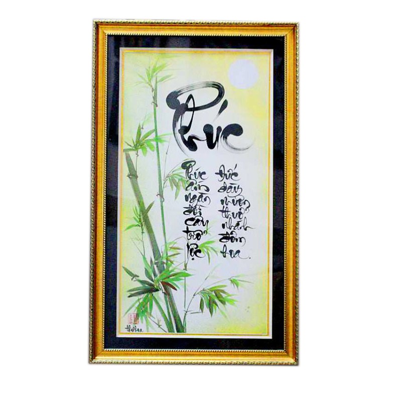 Tranh thư pháp Phúc - Thư pháp Võ Dương