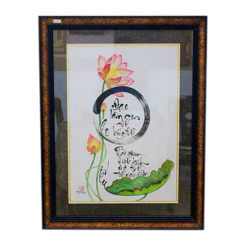 Tranh thư pháp Đạo Làm Con - Thư pháp Võ Dương