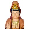 Quan Âm ngồi (vẽ gấm - 45cm)