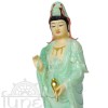 Quan Âm đứng (đá xanh - 40 cm)