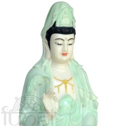 Quan Âm đứng (đá xanh - 70 cm)