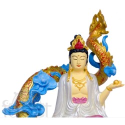 Tự Tại ngồi rồng (25 cm)