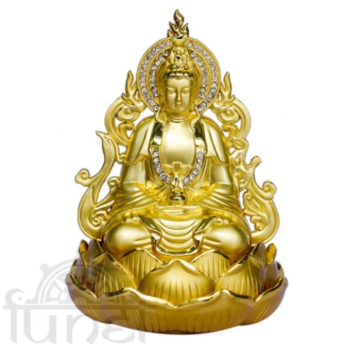 Quan Âm 02 mặt để xe hơi (13 cm)