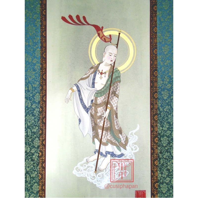 Tranh vẽ Địa Tạng 2 - Pháp An