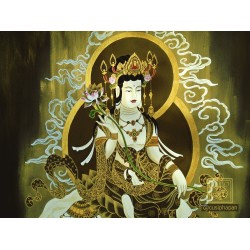 Tranh vẽ Phổ Hiền Bồ Tát - Pháp An